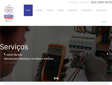Tablet Screenshot of energywork.com.br